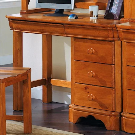 Student Computer Desk with 5 Drawers